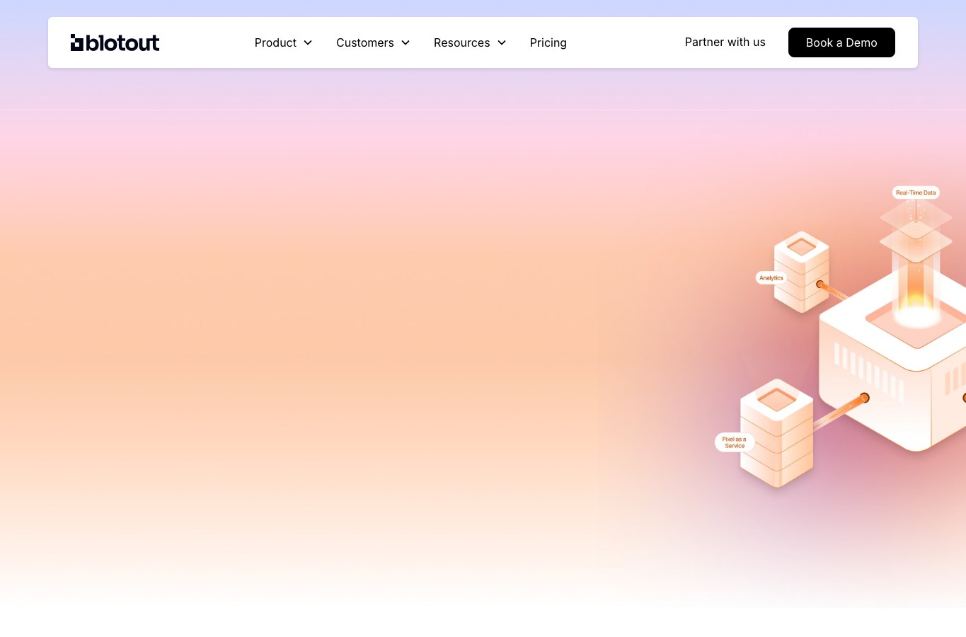 Blotout public homepage capture