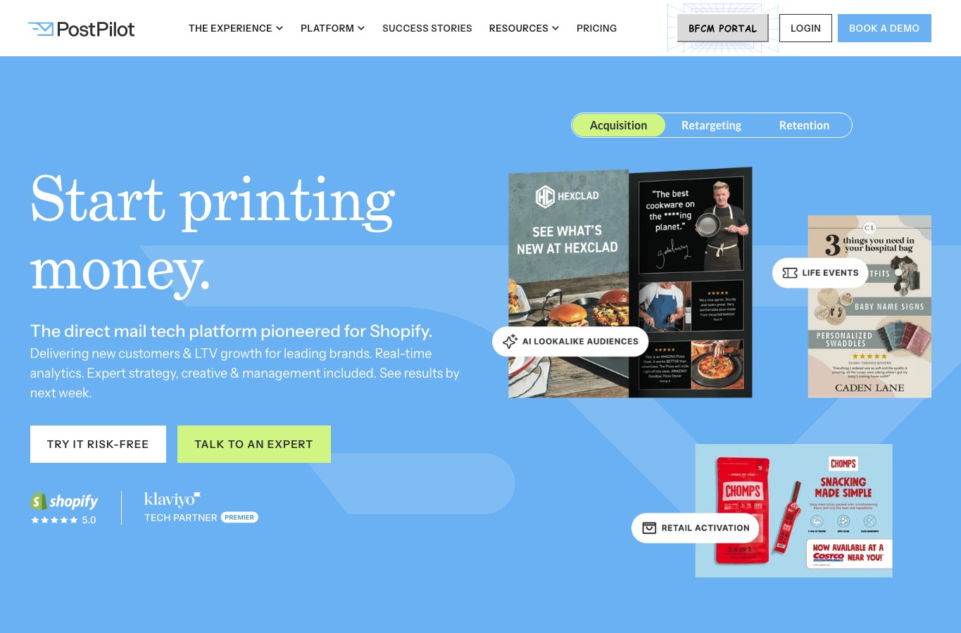 PostPilot public homepage capture