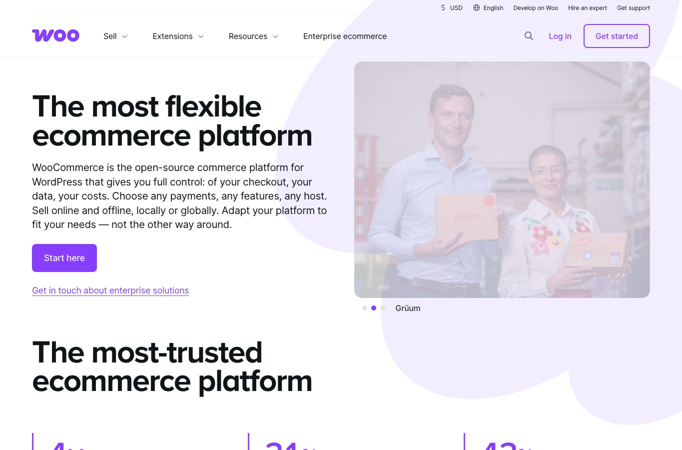 WooCommerce public homepage capture